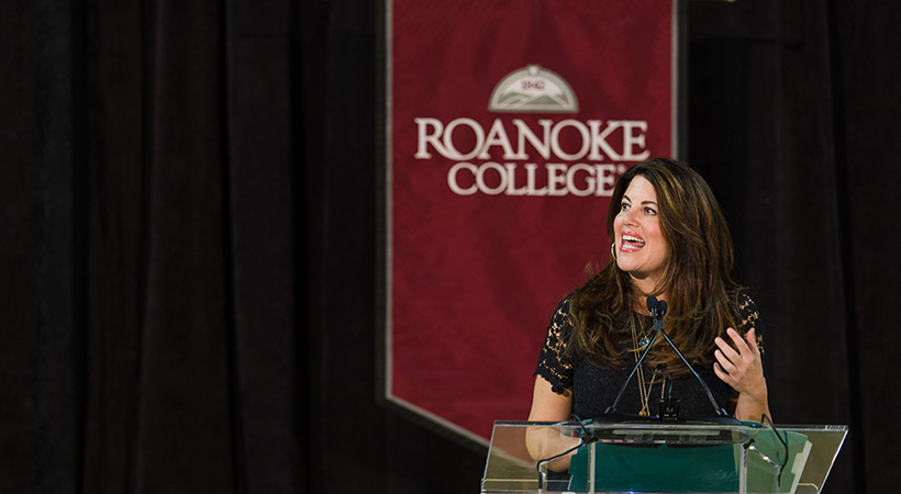 Monica Lewinsky speaks on campus