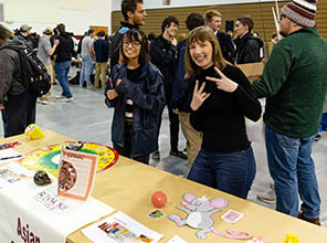 ASU students pose for a picture