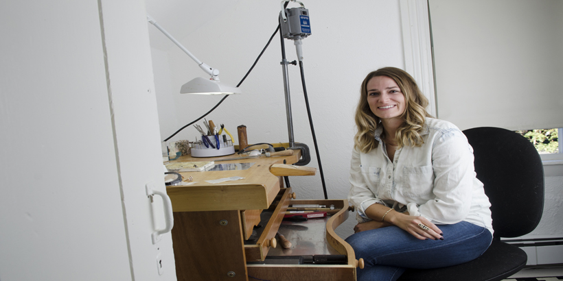 Jill Hoffmeister pictured in her studio