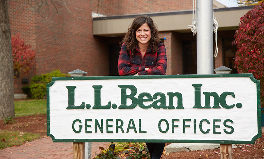 Mara Higgins at LL Bean