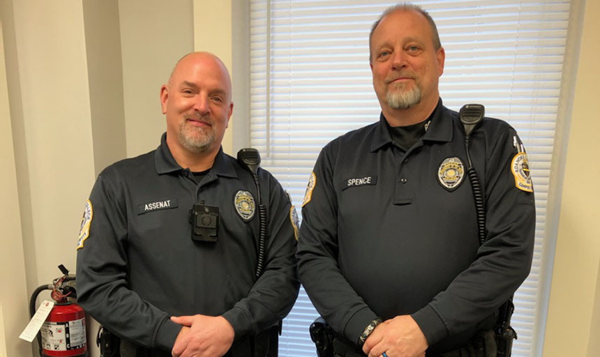 Campus Safety Officers with beards