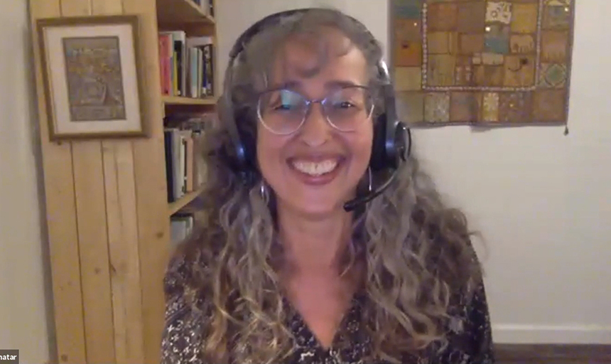 Discussion with renowned author draws international audiencenews image