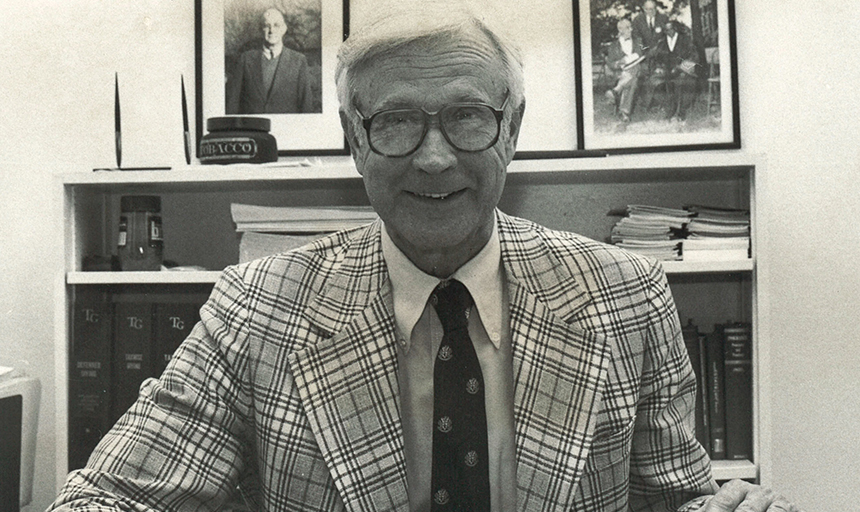 Don Sutton at his desk