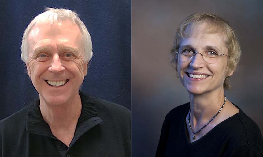 Dr. Jorgensen (left) and Dr. Jorgensen-Earp (right)