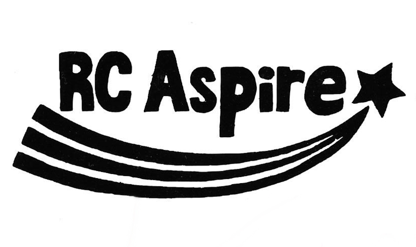 Logo that says RC Aspire with a star