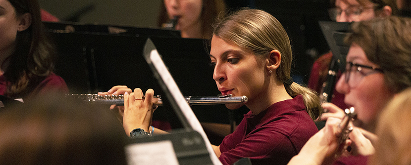 students playing instruments