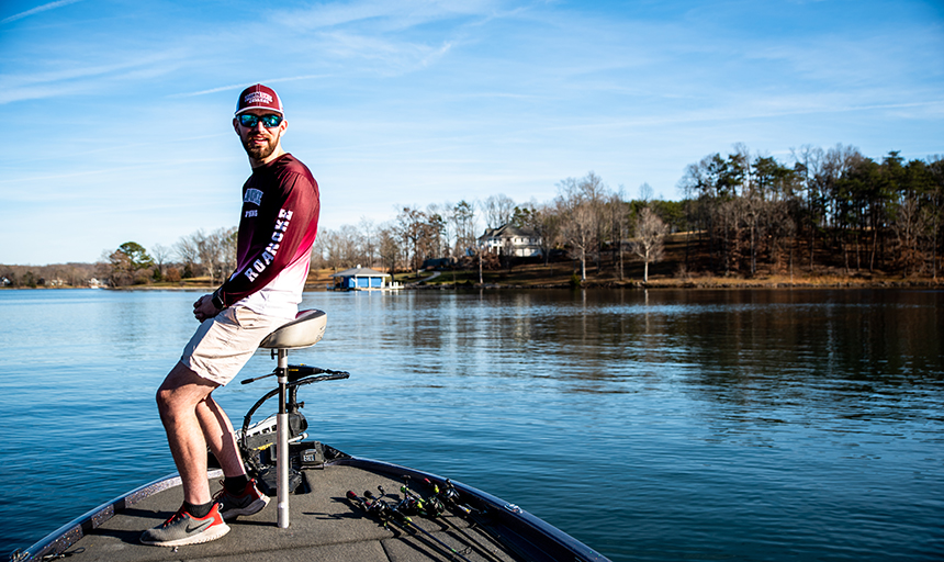 Fisherman on boat