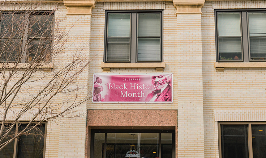 Black History Month banner