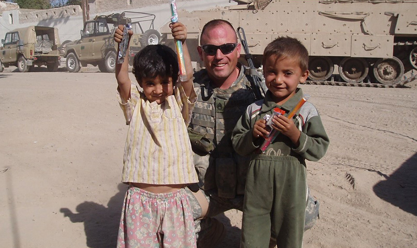 Kevin Assenat in Iraq