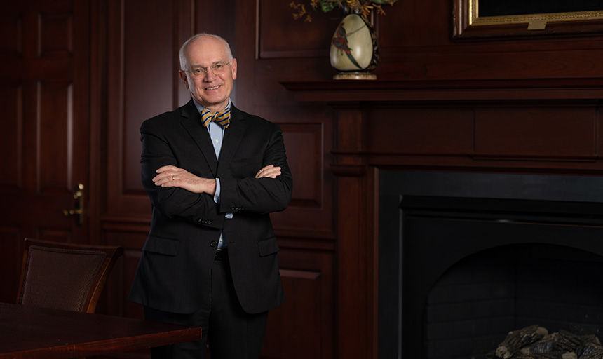 President Emeritus Maxey honored by higher education councilnews image