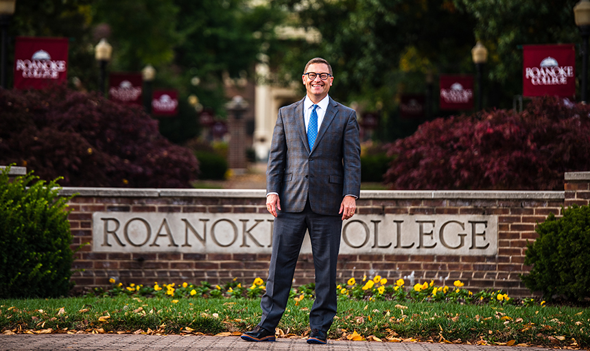 Roanoke's 12th president, Frank Shushok Jr.