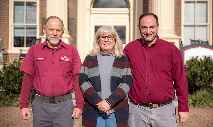 (L-R) Brian Burnett, Diane Wing and Dave Taylor