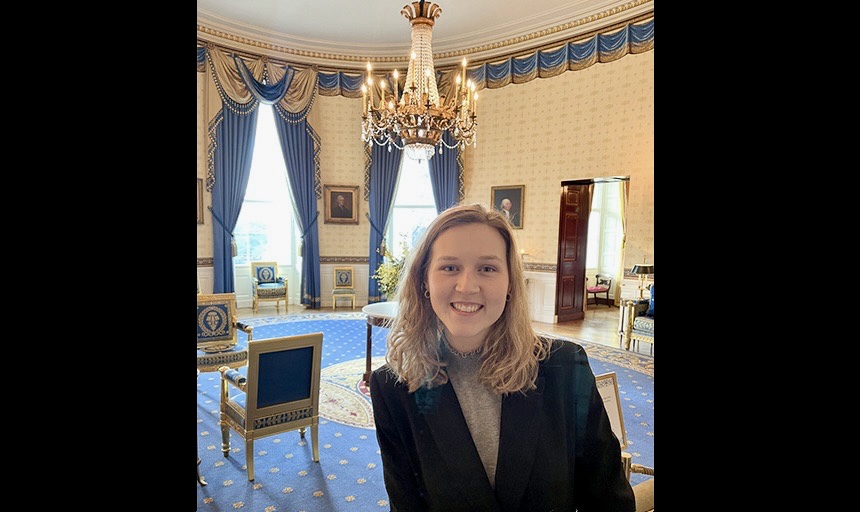 Katherine Vaughan smiles for a photo