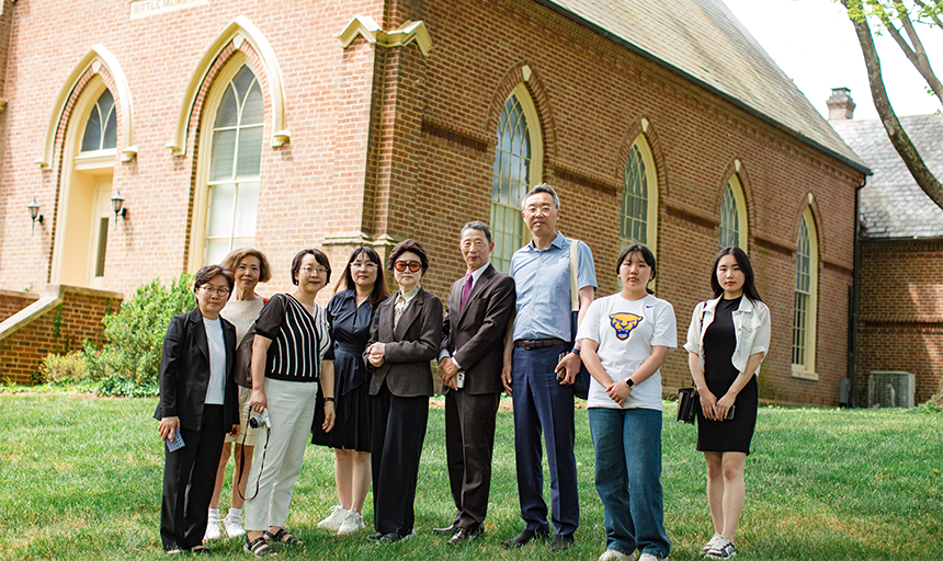 Kim Kyusik descendants visit campus  news image