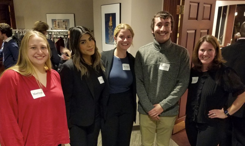 Participants of Launch Lab posing in a line for photo