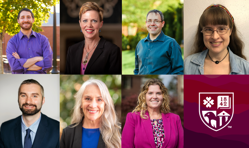 Collage of faculty headshots