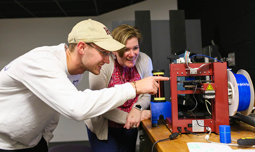 Rethinking 3D Printing Leads to Student-Professor Research Projectnews image