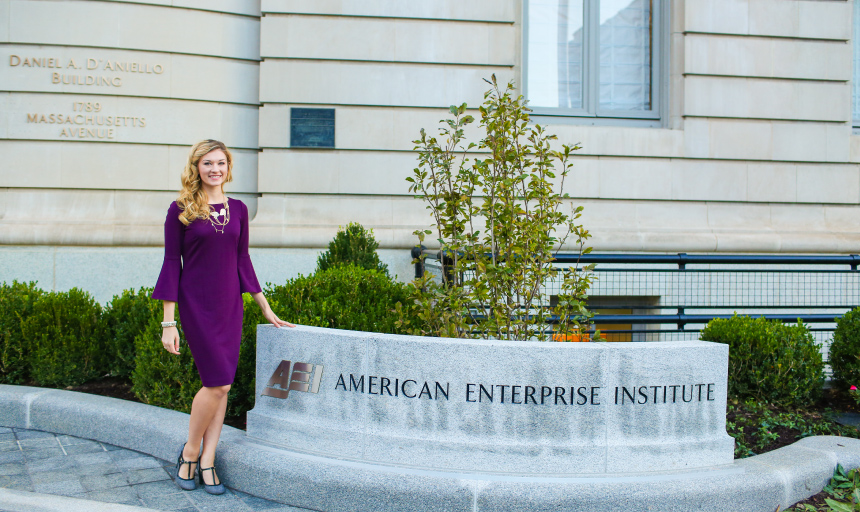 Ali Hunter at the American Enterprise Institute