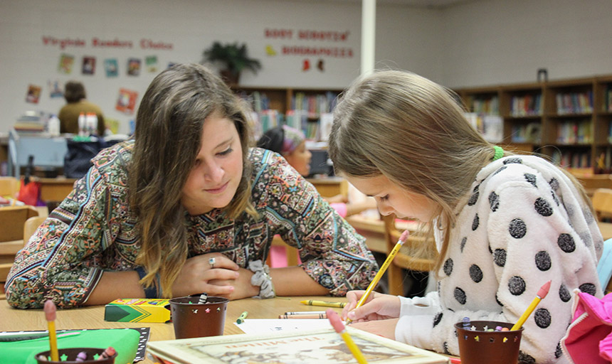 Elementary classroom becomes real-life training ground for Roanoke studentsnews image