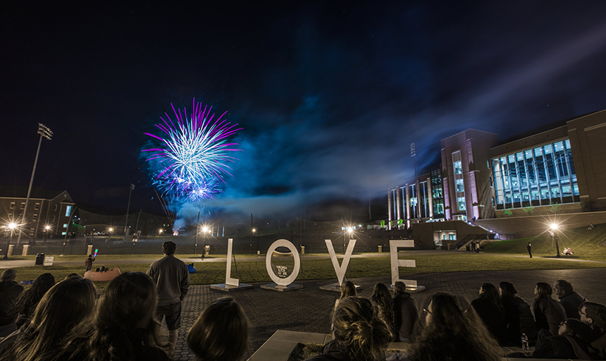 fireworks by cregger center