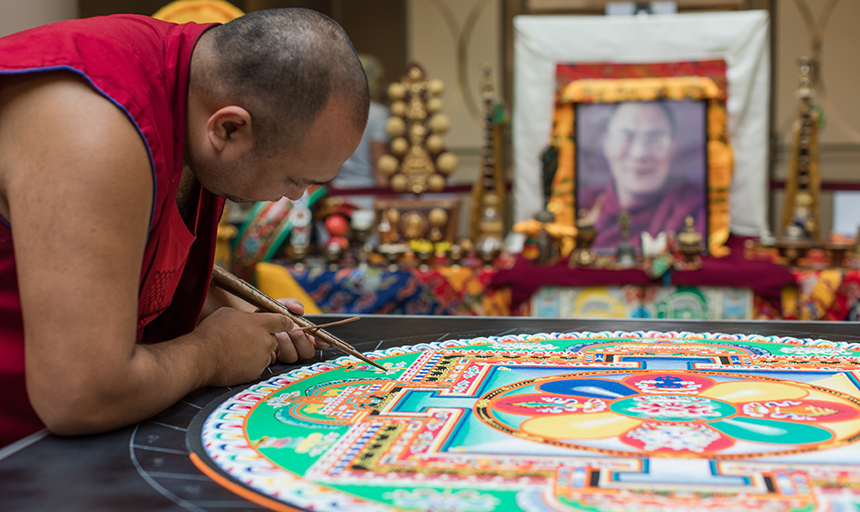 Tibetan Buddhist monks give a lesson in compassion and kindnessnews image