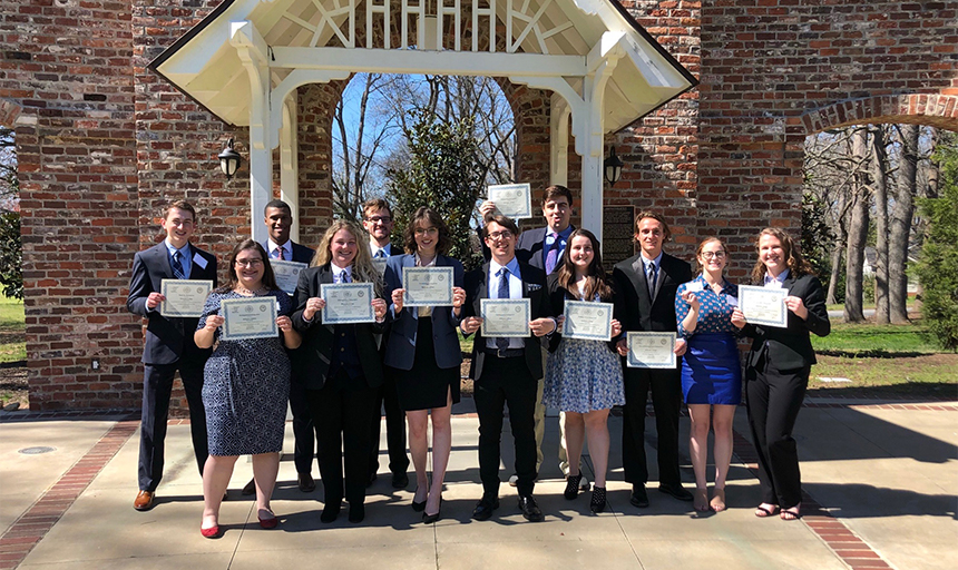 Arab League students with awards