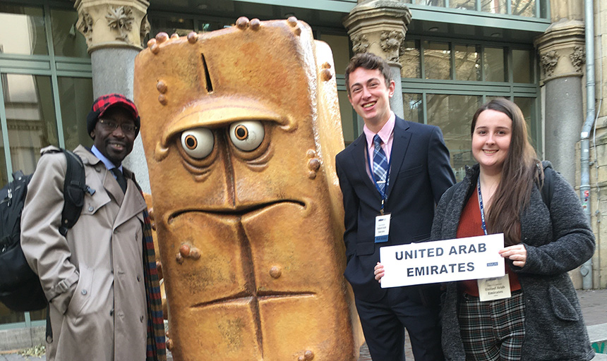 Model UN delegation receives award at conference in Germanynews image