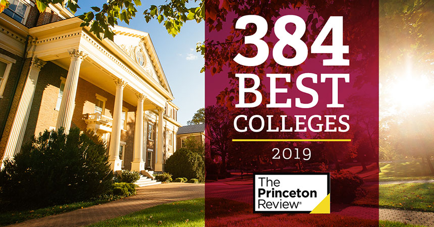 Roanoke College makes 8th appearance in The Princeton Reviewnews image