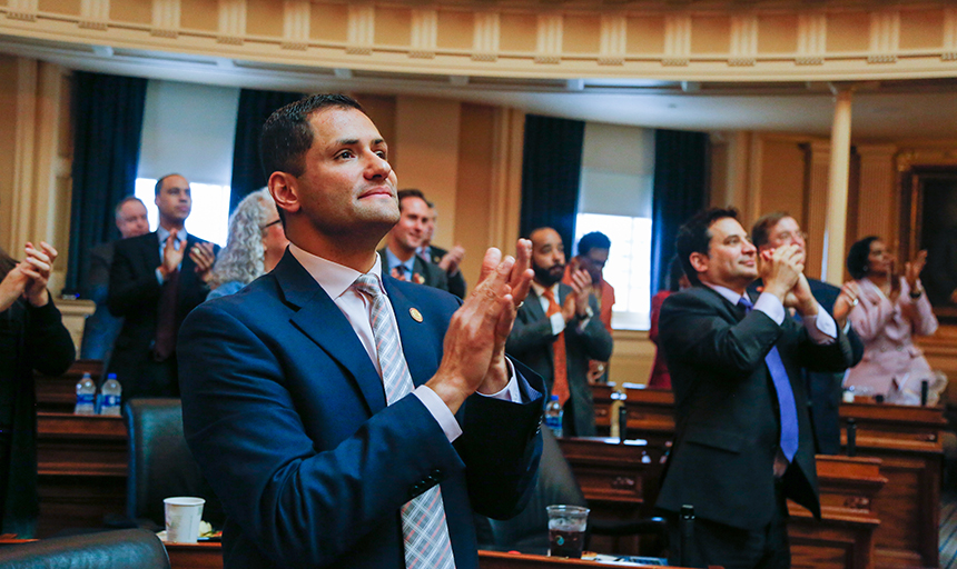 Delegate Sam Rasoul at Virginia General Assembly