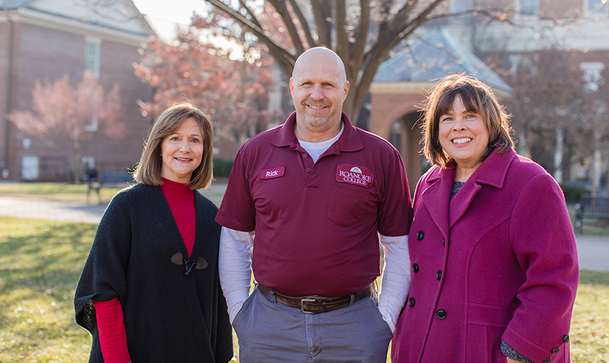 Ellen Dyer, Rick Fox and Sandy McGhee