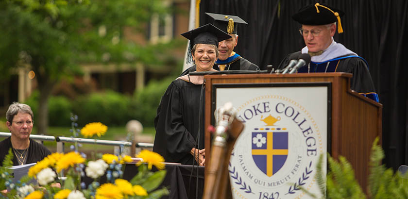 Sheila Cregger receives an honorary degree