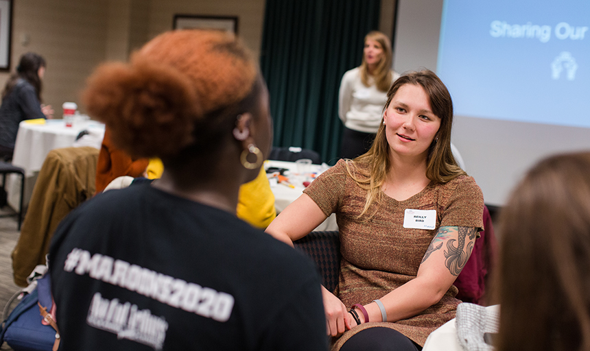 Students participate in storytelling workshop