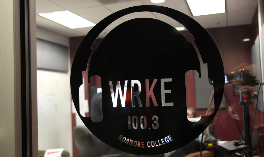 WRKE radio studio