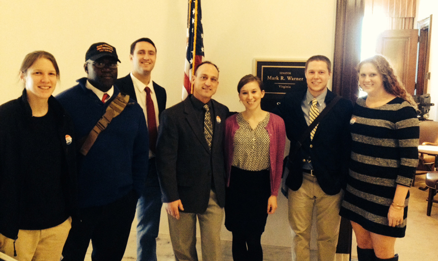 Roanoke College professor, students lobby Capitol Hill legislators for health, physical education supportnews image