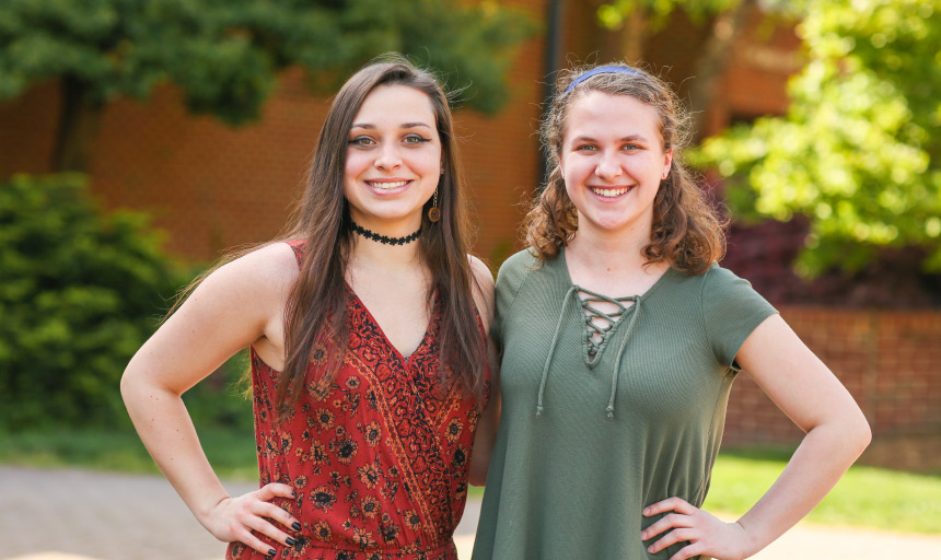 Jenna Novosel and Casey Wilson