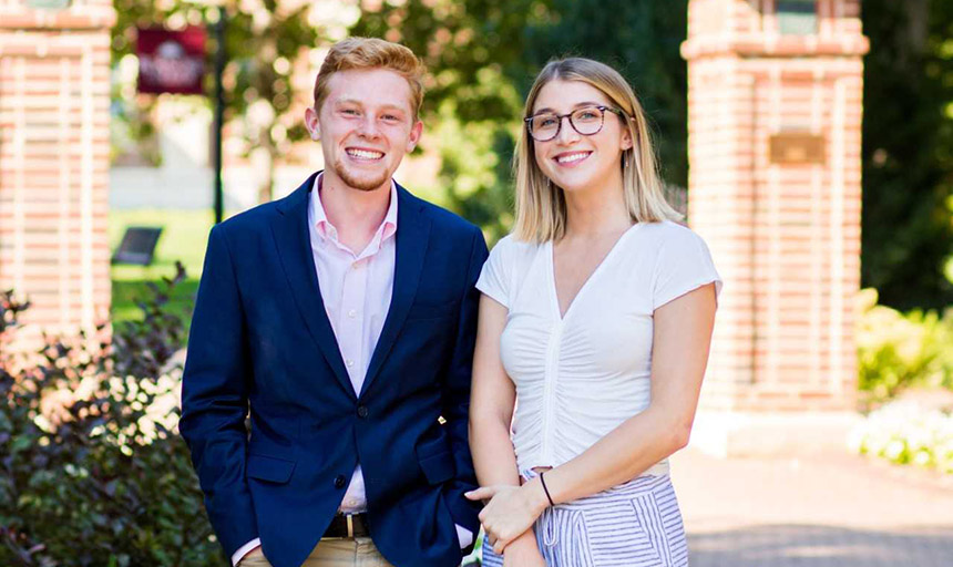 Gabriel Umland and Madison Kantor