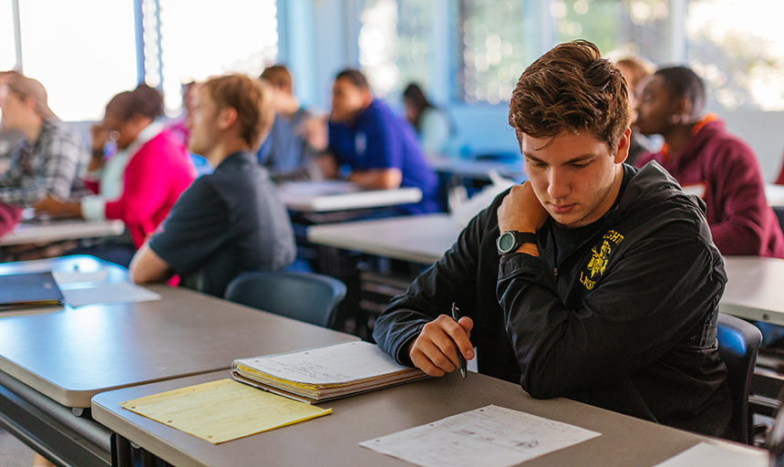 students in classroom