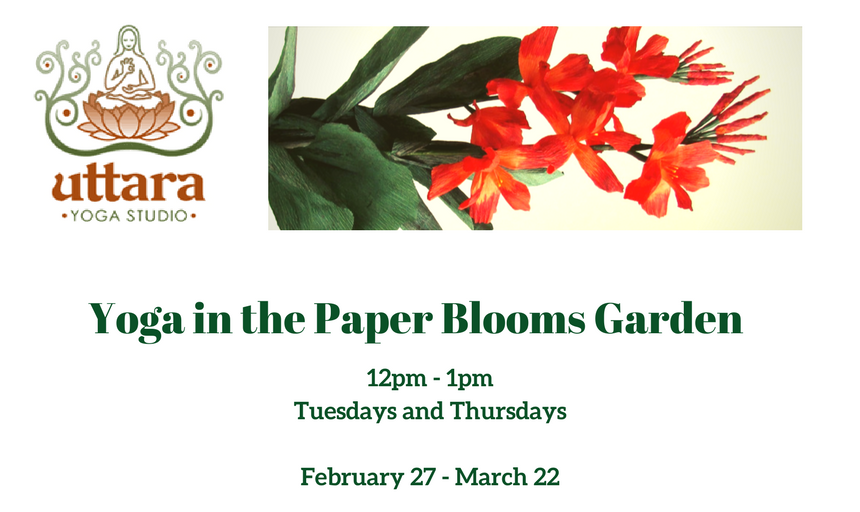 Yoga in the Paper Blooms Garden
