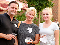 An RC Student with Her Parents