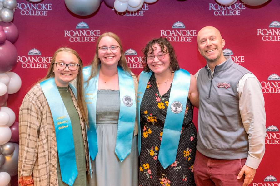 Group of students with stoles on