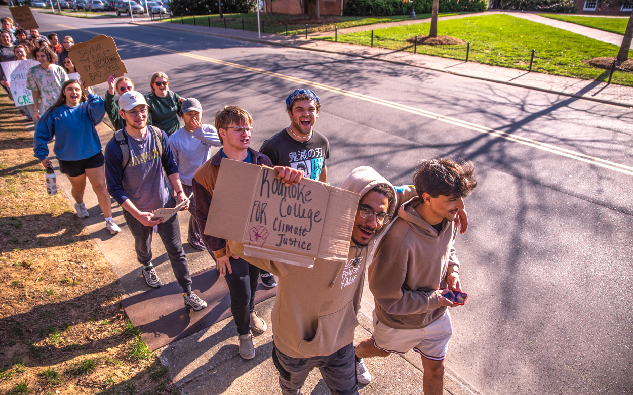 Students walk for climate justice