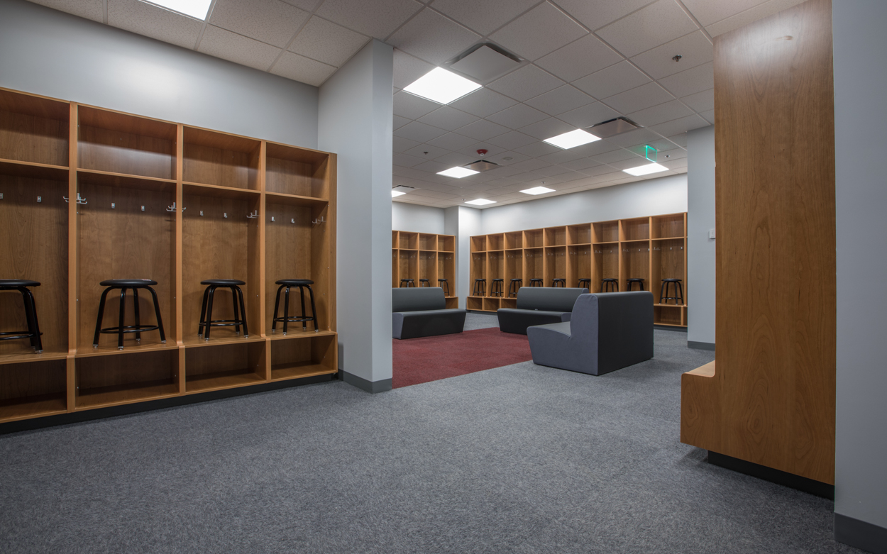 Locker room