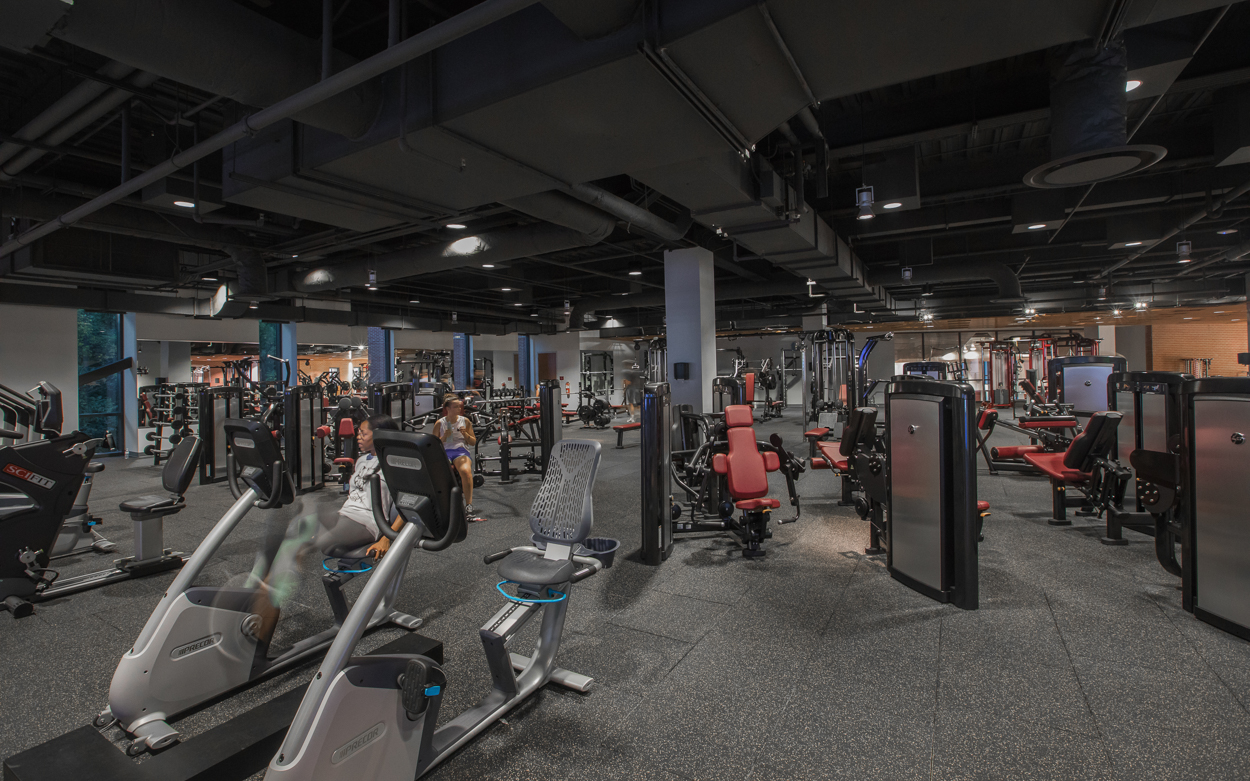 belk fitness center wide view