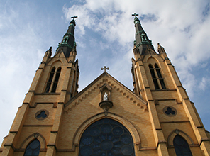 the Antrim Chapel where masses are held by the Catholic Campus ministry