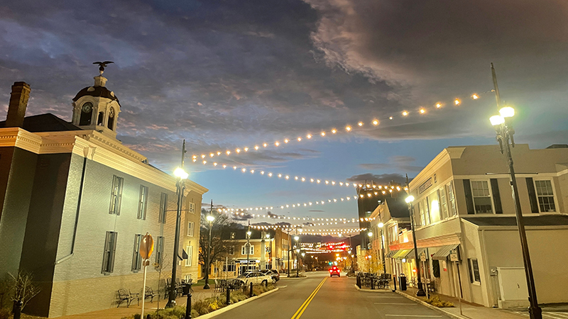 Salem Virginia at sunrise