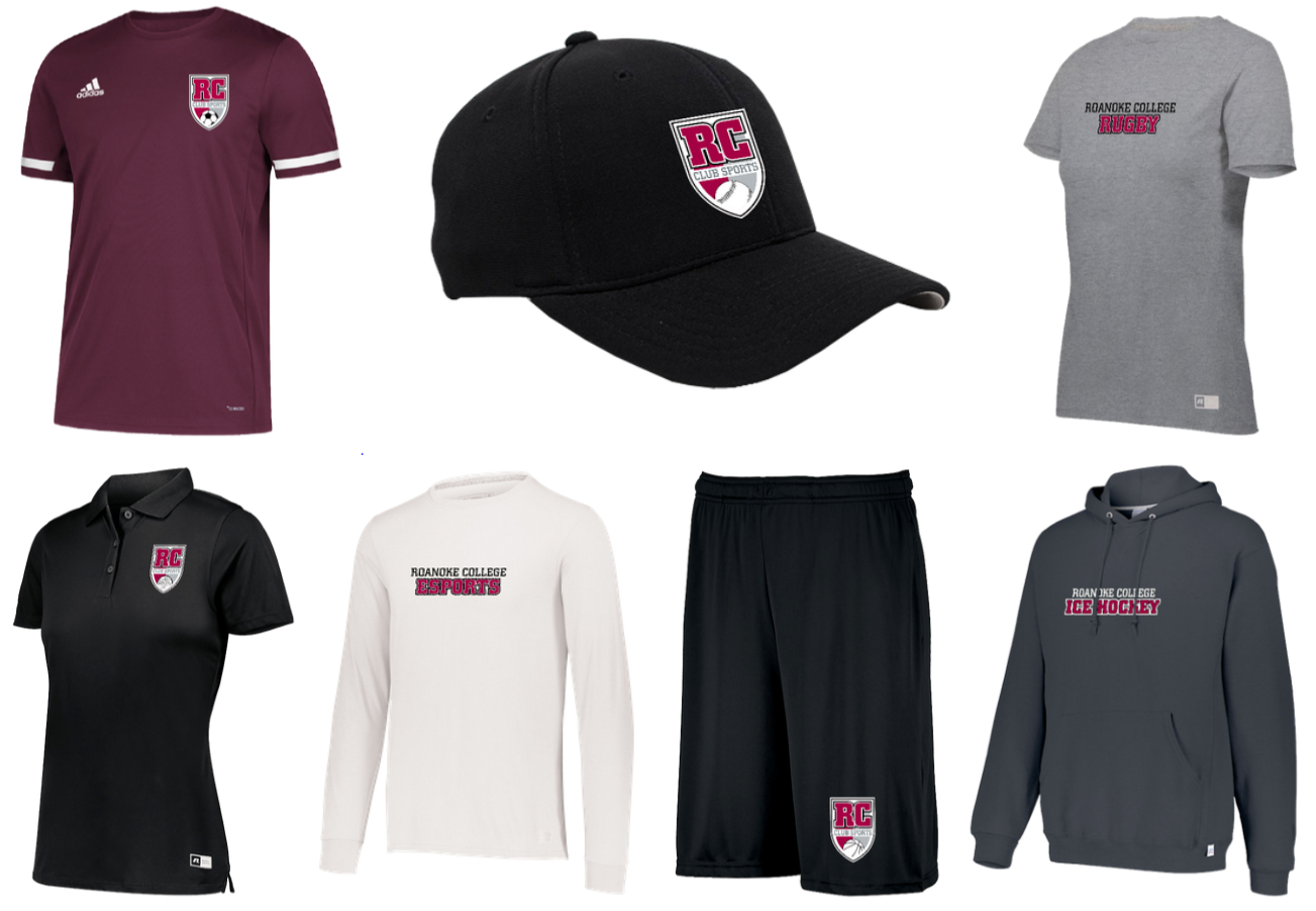 Club Sports Store Sample Items