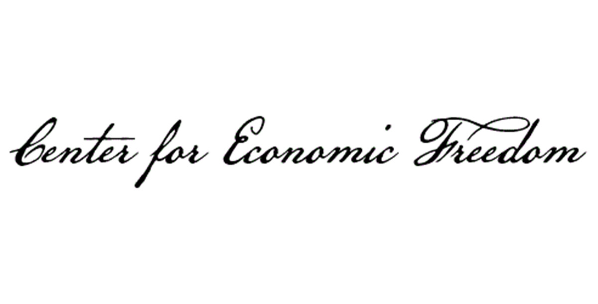 Text that reads "Center for Economic Freedom"