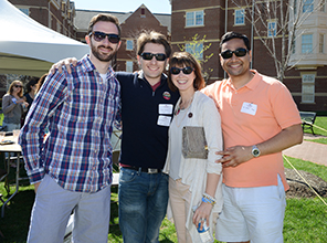 Alumni Ambassadors posing for a photo
