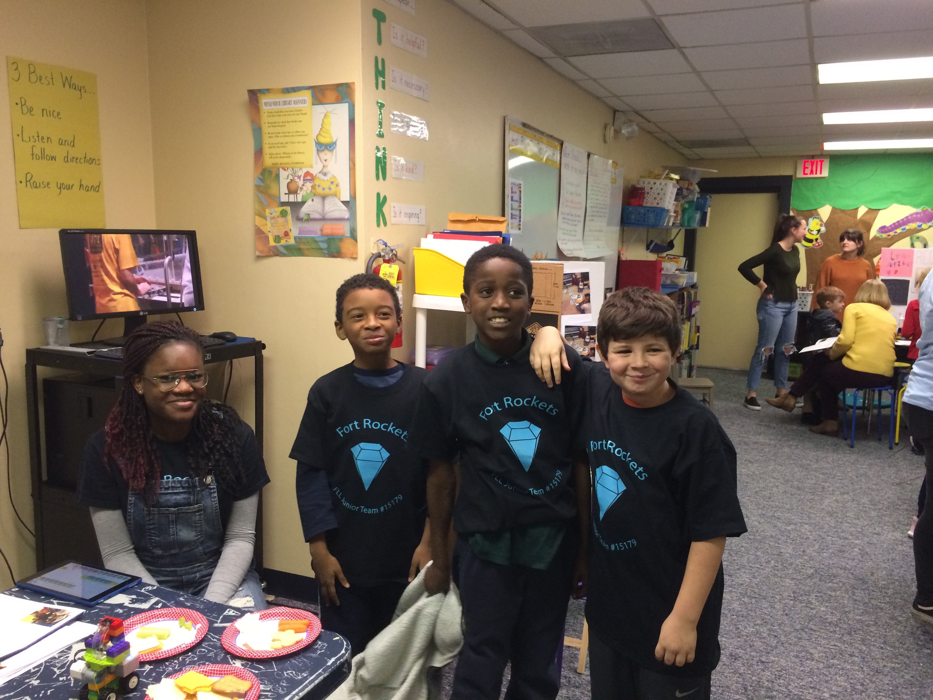 FLL Jr teams at their Expo