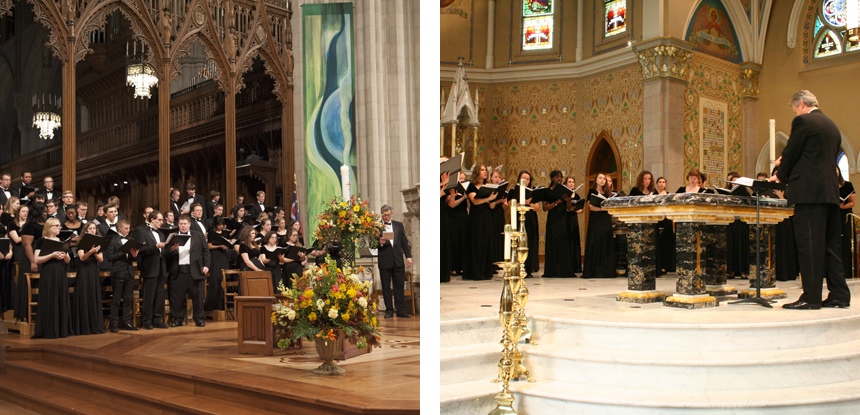 Roanoke College Choir performing